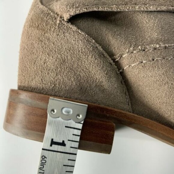 Kate Spade New York Short Boot Size 5.5 Tan Suede Ankle Buckle Brazil - Picture 8 of 13